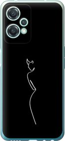 Чехол на OnePlus Nord CE 2 Lite Силуэт1 "4590u-2684-17620"