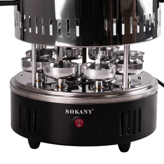 Електрошашличниця вертикальна Sokany SK6113 на 8 шампурів 1500 Вт | Зображення 3