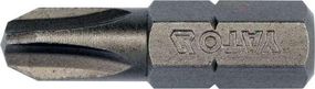 Насадка викруткова YATO : "Philips" PH3 х 25 мм. HEX 1/4". 10 (Уп/Шт.) [20/100] YT-78133