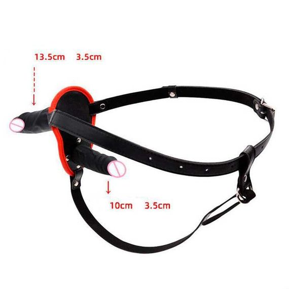 Двусторонний страпон - Double StrapOn 13,5 см | Зображення 1