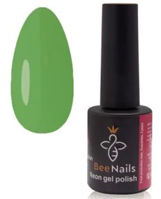 Гель-лак для ногтей Bee Nails 052 (неоновый травной) 8мл