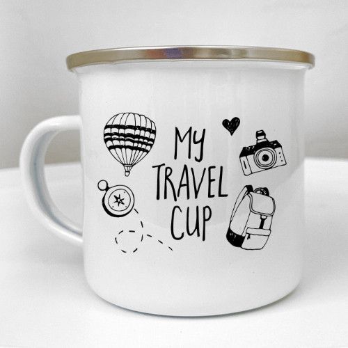 Кружка металлическая Camper My travel cup 250 мл (KRM_23S122)