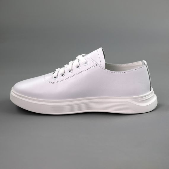 Кеди жіночі шкіряні 591364 Білі 36 37 38 39 40 41 | Зображення 2