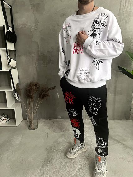 Костюм світшот штани ДТФ | Зображення 2