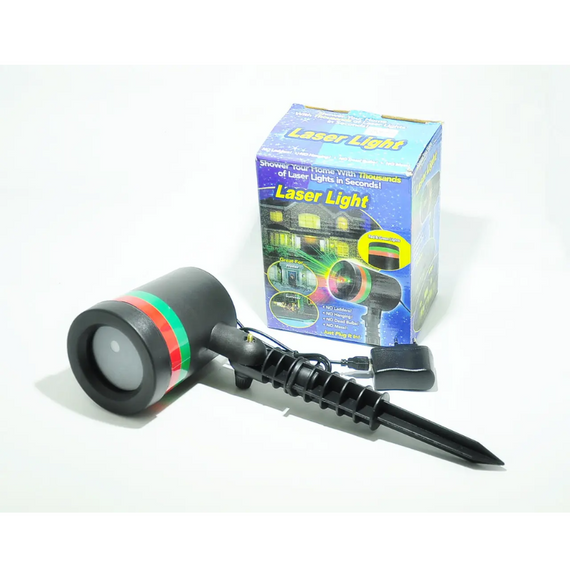 Лазерний зоряний проєктор star shower laser light, Зірковий проєктор для дому та вулиці   знижка | Зображення 3