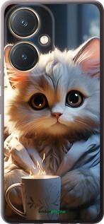 Чохол на Vivo Y27 Білий кіт "5646u-579-2448"