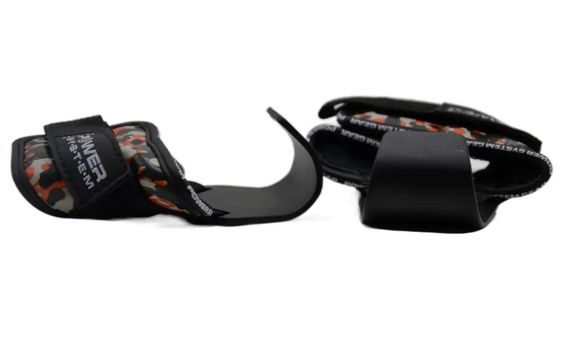 Гаки для тяги на зап'ястя Power System PS-3370 Hooks Camo Black/Red XL (PS_3370_Black/Red XL) | Зображення 4