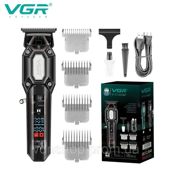 Бездротові машинки для стрижки легкі VGR V-900, Бездротовий тример для стрижки волосся NK-25