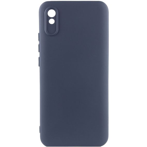 Чехол Silicone Cover Lakshmi Full Camera (AAA) для Xiaomi Redmi 9A Темно-синий / Midnight blue