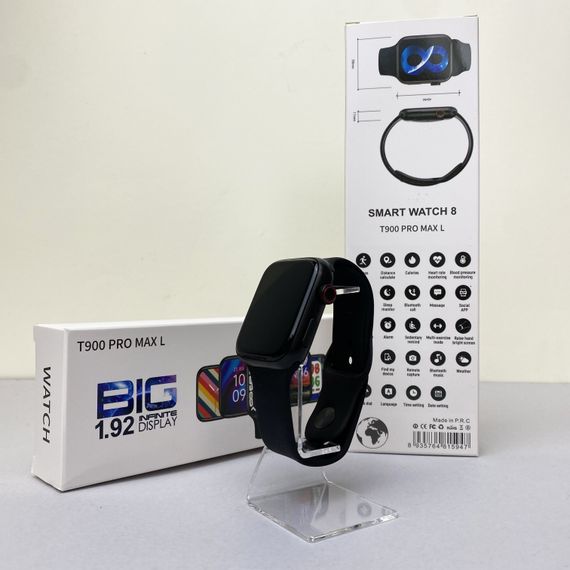 Розумний годинник Smart Т900 Pro Max (Lux) Чорний