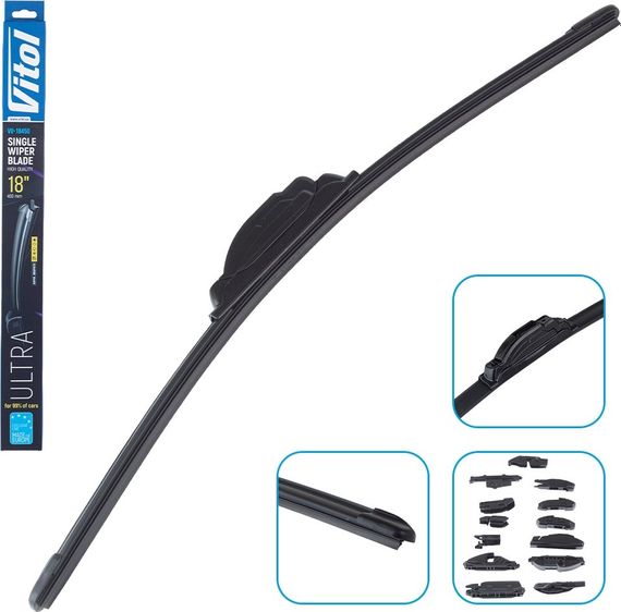 117450 Безкаркасна щітка склоочисника WINSO PRO SHADOW 18/450