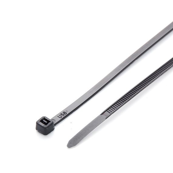 Пластикові хомути стяжки (Чорні) 4х120 (3.6*120 мм) (пач 100шт) | Зображення 2