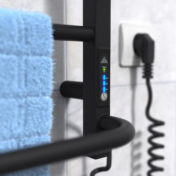 Електрична рушникосушарка Laris Зебра Комфорт ЧФЧ10 500 х 900 Е (підкл. справа) R3 | Зображення 4