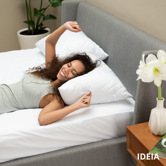 Подушка NORDIC COMFORT+ IDEIA 50х70 см з блискавкою біла (8-34694*001) | Зображення 6