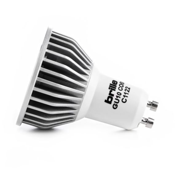 Лампа светодиодная LED 3.5W GU10 COB WW MR16 220V | Зображення 4