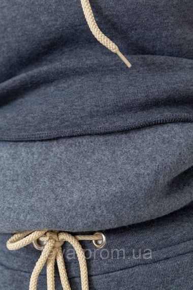 Спортивний костюм жіночий на флісі, колір темно-сірий, розміри XS, S, M, L FA_001779 | Зображення 7
