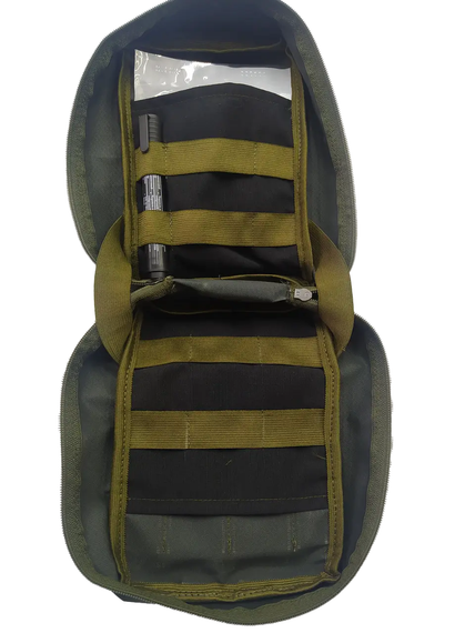 Аптечка тактична 160х240х100 мм М&М Вид 2 Olive green хакі артикул (213252) | Зображення 4