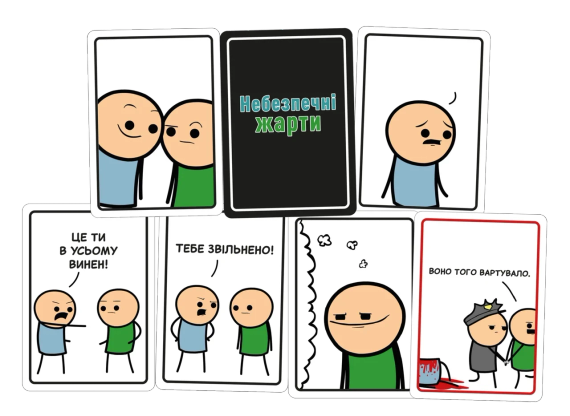 Настільна гра Небезпечні жарти (Joking Hazard) | Зображення 1