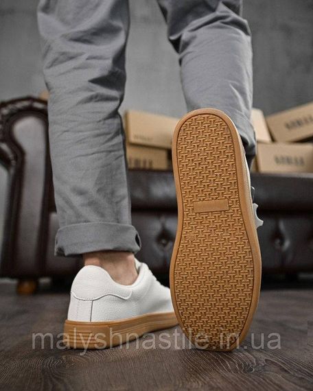 Мужские кроссовки white/ camel   ДЛ6282 | Зображення 6