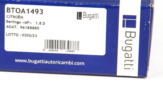 Ролик ременя генератора (натяжний) Scudo/Jumpy 1.8/1.9D/TD/2.0HDI, BUGATTI (BTOA1493) | Зображення 2
