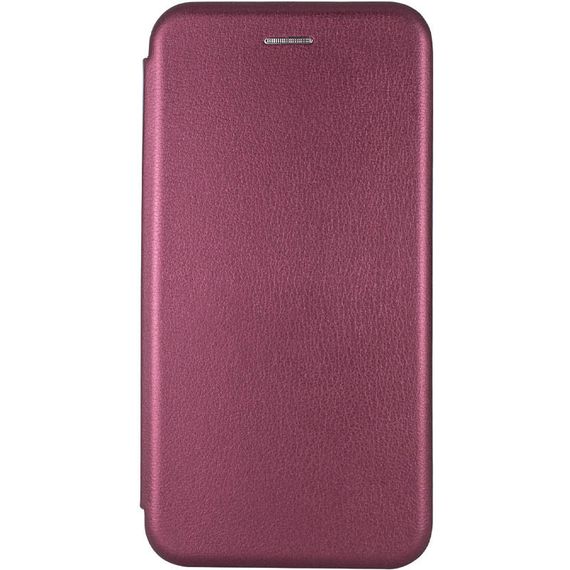 Шкіряний чохол (книжка) Classy для Samsung J510F Galaxy J5 (2016) Слот для візитки, Бордовий