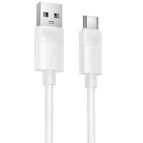 Дата кабель Borofone BX123 Leya USB to Type-C 36W (1m) White