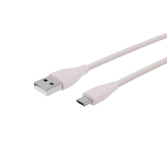 Кабель Maxxter UB-M-USB-01GP, USB 2.0 A-тато/Micro B-тато, 1,0 м. | Зображення 1