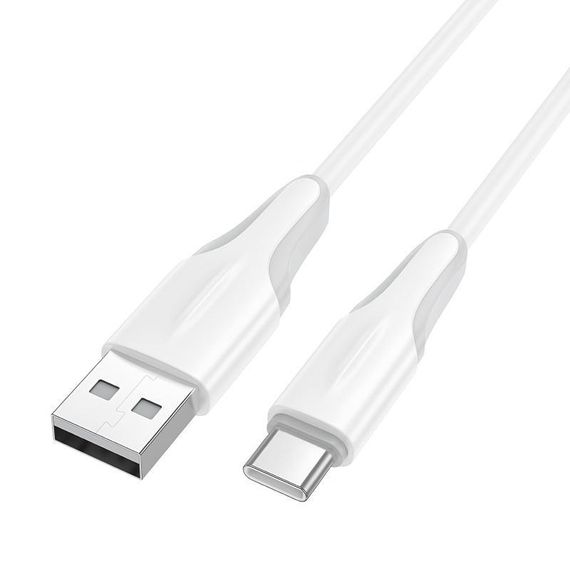 Дата кабель Borofone BX119 New USB to Type-C 3A (1m) White | Зображення 2