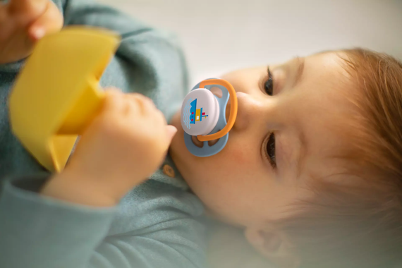 Пустушка Avent ортодонтична Ultra Air I love для хлопчиків 0-6 міс 2шт SCF080/01 (SCF080/01) | Зображення 3