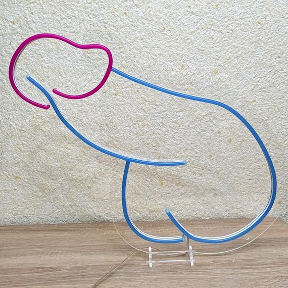 Неоновий світильник Пеніс big 500х300 acr-n000107 | Зображення 7