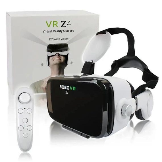 ЗД очки для телефона VR BOX Z4, Виар очки для телефона, Очки виртуальной реальности NC-836 с джойстиками | Зображення 5
