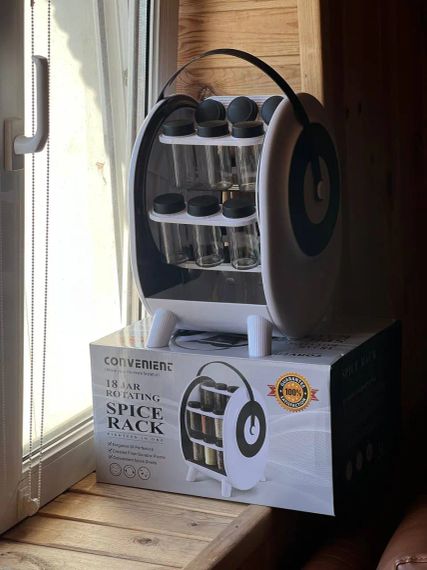 Контейнер для спецій / Набір приправних банок 18 шт БІЛА AND 1-62 | Зображення 5