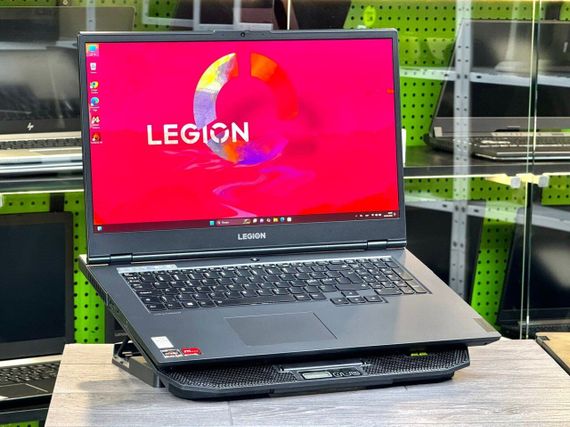 Ігровий ноутбук Б-клас Lenovo Legion 5 17ARH05H / 17.3" (1920x1080) IPS / AMD Ryzen 5 4600H (6 (12) ядер по 3.0 - 4.0 GHz) / 32 GB DDR4 / 512 GB SSD M.2 / nVidia GeForce RTX 2060, 6 GB GDDR6, 192-bit / WebCam / Win 11 Home б/в | Зображення 2