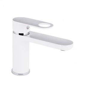 Смеситель для раковины Qtap Jay QTJAY270CRW45551 Chrome/White