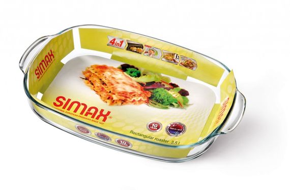 Форма для запікання скляна жароміцна Simax 7296 прямокутна 3.5 л | Зображення 6