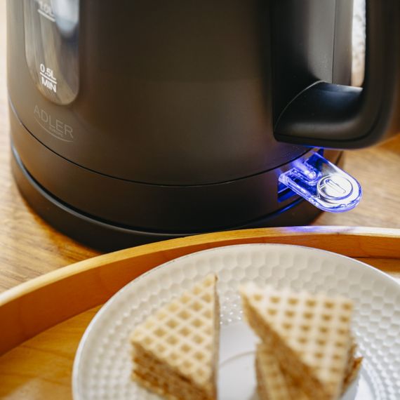 Електрочайник Adler AD 1379 чорний 1,7 л, 2200 Вт | Зображення 7