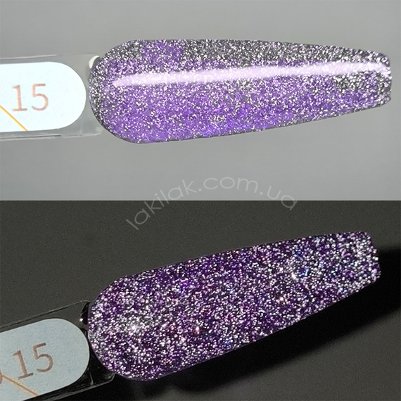 Светоотражающий гель-лак Gelix Disco №15 8мл