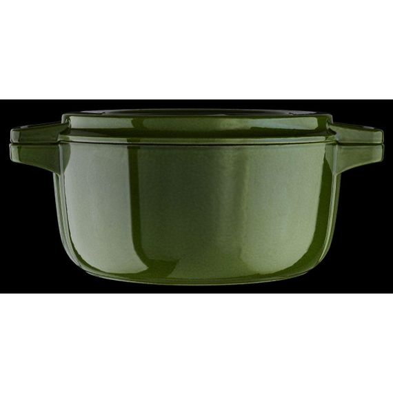 Кастрюля с крышкой-гриль, чугунная KitchenAid KCPI60CRIG Professional Cast Iron, 3,8 л, 24см | Зображення 1