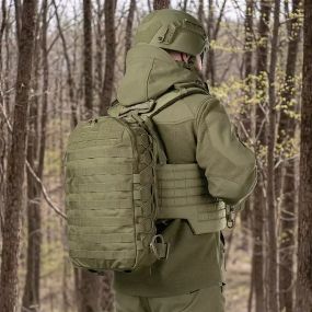 Рюкзак тактичний 10л Олива, штурмовий рюкзак військовий Ukrarmor укрармор Cordura 1000D, рюкзак ЗСУ MOLLE похід