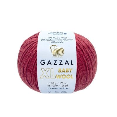 Gazzal BABY WOOL XL No 816 пряжа для в'язання Gazzal