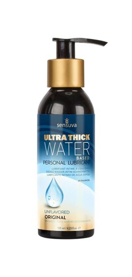 Густа змазка Sensuva Ultra-Thick Water-Based (125 мл) на водній основі, без гліцерину та парабенів