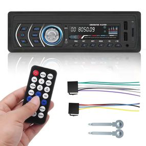 Автомагнітола з пультом ДУ та USB, 1DIN, 1801 / Магнітола в машину з яскравим екраном / Автомобільний магнітофон