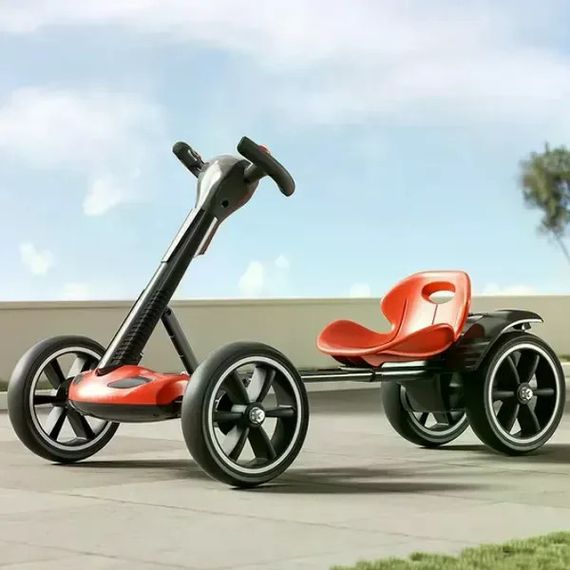 Дитячий електромобіль GO KART F1 з пультом і Bluetooth 390 Вт червоний | Зображення 2