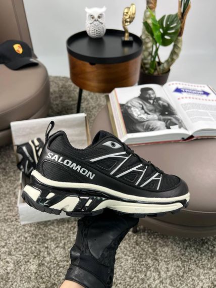 Чоловічі кросівки  Salomon XT-6 EXPANSE Black White весна / літо / осінь А3848 43 27