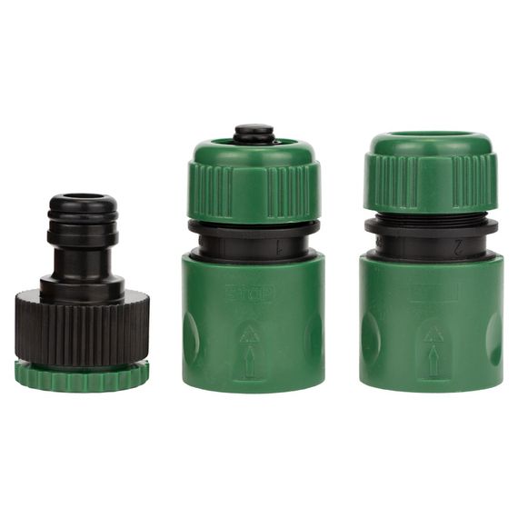 Набір для поливу Grad пістолет-розпилювач 7-ми режимний 2 коннектора + адаптер (ABS+TPR) (5012505) | Зображення 5