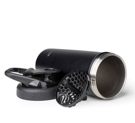 Шейкер спортивний SmartShake металевий Insulated Steel 750ml Black | Зображення 2