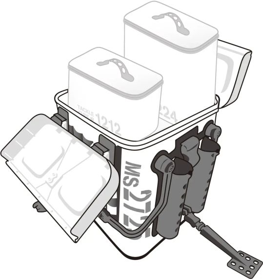 Сумка DaiichiSeiko Tackle Carrier MS 2725 Black | Зображення 4