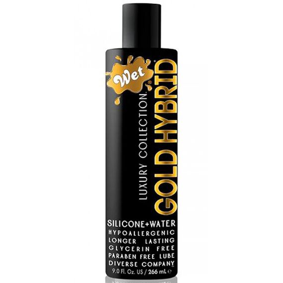Лубрикант Wet Gold Hybrid водно-силіконовий, 266 мл sexstyle