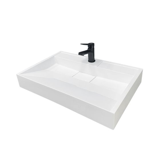 Раковина накладная Adamant VISION, прямоугольная (4824296204101)