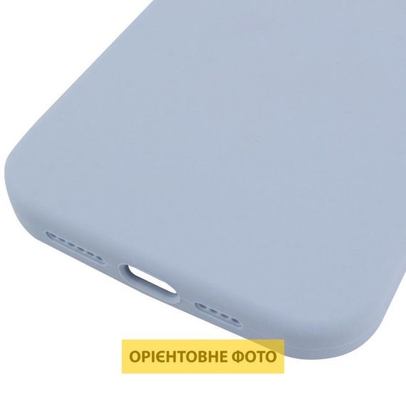 Чохол Silicone Case (AA) Logo with MagSafe для Apple iPhone 16 (6.1") Блакитний / Lilac Blue | Зображення 4